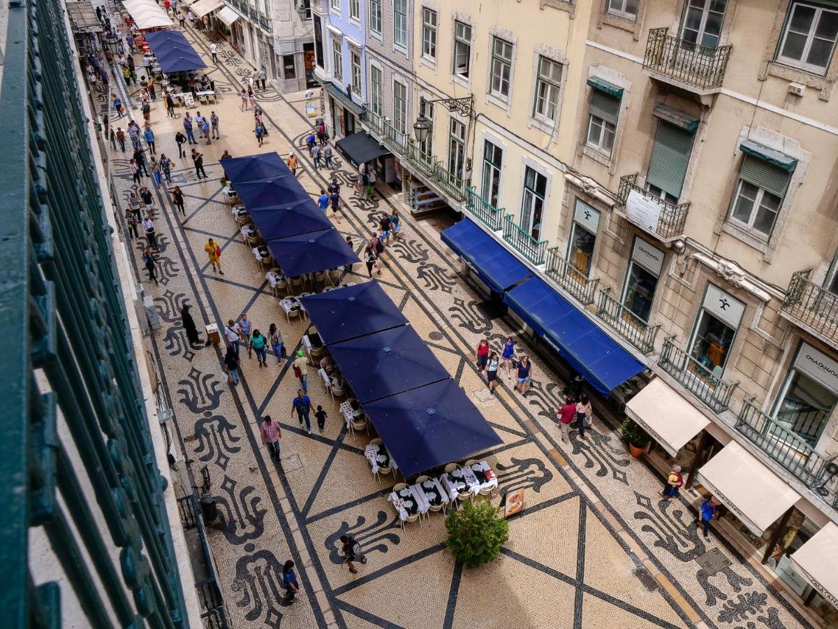 Augusta 229-5E-City Center Apt- Balcony & Elevator Lissabon Buitenkant foto